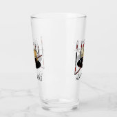 ウィーブウォーズ – 敏捷性におもしろい刺さった犬の輪 タンブラーグラス (左)