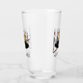 ウィーブウォーズ – 敏捷性におもしろい刺さった犬の輪 タンブラーグラス (右)