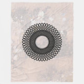 ウィーブパターン，話しカニオンズ，ニューメキシコ フリースブランケット (正面)