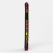 ウィーブマンダライエローピンクと紫 Case-Mate iPhoneケース (裏面/右)