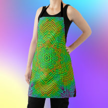 ウィーブマンダラオレンジグリーンとブルー