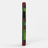 ウィーブマンダラグリーンレッドとブルー Case-Mate iPhoneケース (裏面/右)