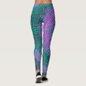 ウィーブマンダラピンクとブルー レギンス (裏面)