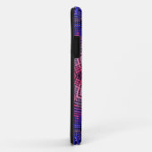 ウィーブマンダラピンクとブルー Case-Mate iPhoneケース (裏面/右)