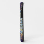 ウィーブマンダラブルーとイエロー Case-Mate iPhoneケース (裏面/左)