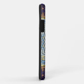 ウィーブマンダラブルーとイエロー Case-Mate iPhoneケース (裏面/右)