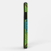 ウィーブマンダラブルーとグリーン Case-Mate iPhoneケース (裏面/右)