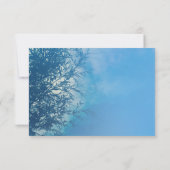 ウィープウィローエテリアールドリーミースカイウェディングRSVP 出欠カード (裏面)