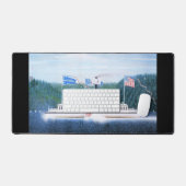 ウィーホーケンのスチームフェリー1868 デスクマット (キーボード&マウス)
