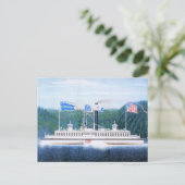 ウィーホーケンのスチームフェリー1868 ポストカード (スタンド正面)