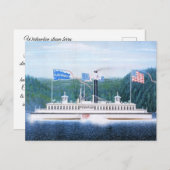 ウィーホーケンのスチームフェリー1868 ポストカード (正面/裏面)