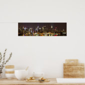 ウィーホーケン・ニュージャージーから見たミッドタウン・マンハッタン ポスター (キッチン)