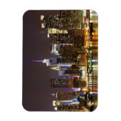 ウィーホーケン・ニュージャージーから見たミッドタウン・マンハッタン マグネット (縦)