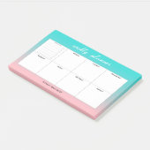 ウィーモダンクリーTo Doリスト |名前の追加 ポストイット (アングル)