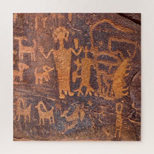 ウィーラブインディアンアートユタ ジグソーパズル (縦)