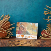 ウィーラブユーパパカスタム フォトプラーク (側面)