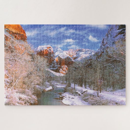 ウィーラブヴァージンリバーナショナルパークユタ ジグソーパズル (横)