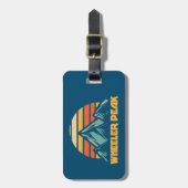 ウィーラーピークニューメキシコレトロターコイズ ラゲッジタグ (正面縦)