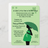 ウィーリトルワンベビーシャワー招待状テンプレート 招待状 (正面/裏面)