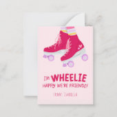 ウィーリーハッピー フレンド バレンタイン ノートカード (正面)