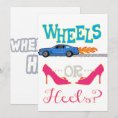 ウィールズ オア ヒールズ 招待状 (正面/裏面)