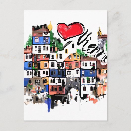 ウィーンが大好き ポストカード (正面)