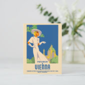 ウィーンで夏の日を過ごすヴィンテージのポスター1937 ポストカード (スタンド正面)