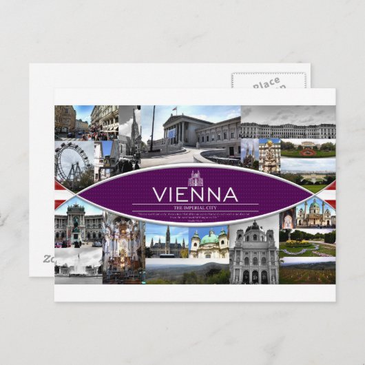ウィーンのはがき ポストカード (正面/裏面)