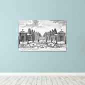 ウィーンのアルタン伯爵の庭園 キャンバスプリント (インサイチュ (ウッドフロア))