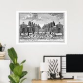 ウィーンのアルタン伯爵の庭園 ポスター (ホームオフィス)