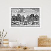 ウィーンのアルタン伯爵の庭園 ポスター (キッチン)