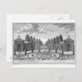 ウィーンのアルタン伯爵の庭園 ポストカード (正面/裏面)