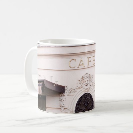 ウィーンのカフェ コーヒーマグカップ (正面左)
