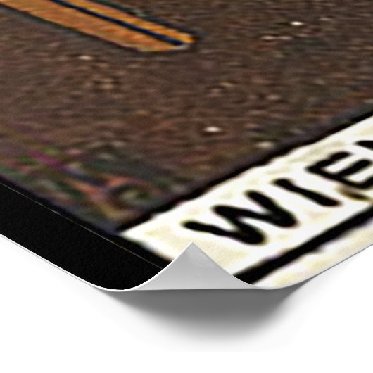 ウィーンのカフェ：チェスの選手(ウィーンのカフェ：死 ポスター (角)