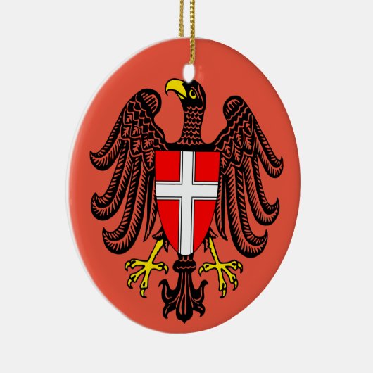 ウィーンのクリスマスのオーナメント セラミックオーナメント (右)