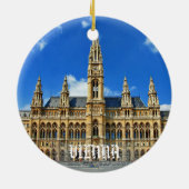 ウィーンのクリスマスのオーナメント セラミックオーナメント (裏面)