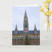 ウィーンのクリスマス カード (黄色い花)