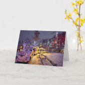 ウィーンのクリスマス カード (黄色い花)