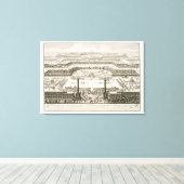 ウィーンのシェーンブルン宮殿の最初の提案 キャンバスプリント (インサイチュ (ウッドフロア))