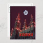 ウィーンのナイトライト ポストカード (正面/裏面)