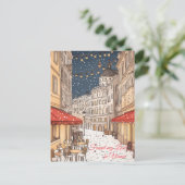 ウィーンのバレンタインデーに恋を見つけた ポストカード (スタンド正面)