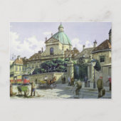 ウィーンのベルヴェデーレ宮殿の下 ポストカード (正面)