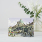 ウィーンのベルヴェデーレ宮殿の下 ポストカード (スタンド正面)