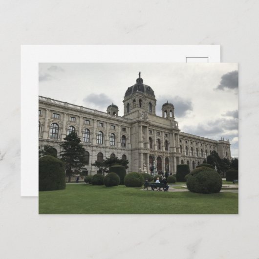 ウィーンのミュージアム・クォーター建物 ポストカード (正面/裏面)