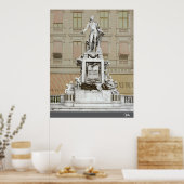 ウィーンのモーツァルト記念碑(1900年頃) ポスター (キッチン)