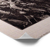 ウィーンのリングや輪劇場の燃焼 ポスター (角)