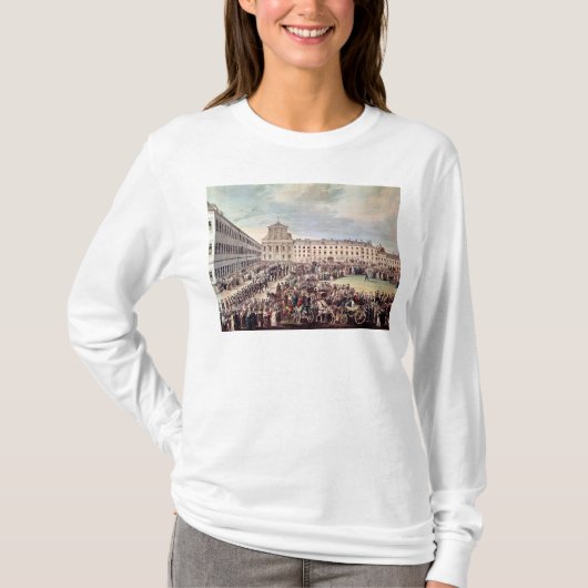 ウィーンのルートヴィヒ・ヴァン・ベートーヴェンの葬式 Tシャツ (正面)