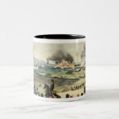 ウィーンの包囲、1848年10月28日 ツートーンマグカップ (中央)
