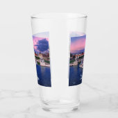 ウィーンの噴水に沈む夕日 タンブラーグラス (左)