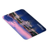 ウィーンの噴水に沈む夕日 マグネット (右側)